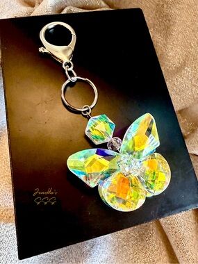 Crystal Butterfly Keychain - Iridescent